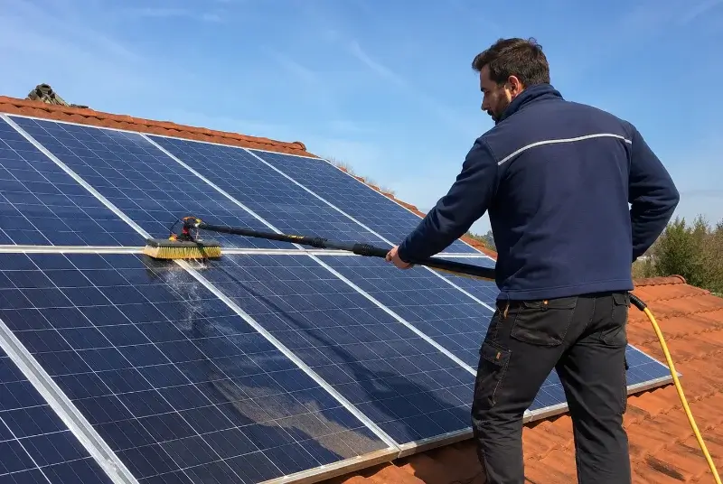 Nettoyage et entretien de panneaux solaires à Aigrefeuille-sur-Maine